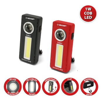 TONY: 2-in-1 portable work lamp (COB lantern +... 2