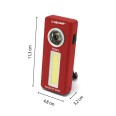 TONY: Tragbare 2-in-1-Arbeitsleuchte (COB-Laterne + Taschenlampe) 2x1W. Multifunktional.