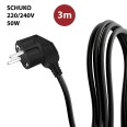 WAINGRO + TRIPOD: 50W SMD LED floodlight IP65, black 4000K with tripod and 3m cable