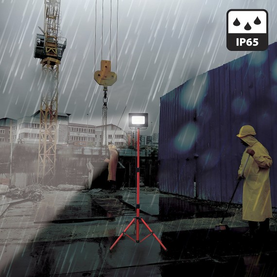 WAINGRO + TRIPOD: 50W SMD LED floodlight IP65,...