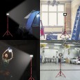 WAINGRO + TRIPOD: 50W SMD LED floodlight IP65, black 4000K with tripod and 3m cable