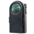 Torcia 3 LED con filtri colorati e pulsante morse. In plastica, nero.