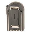 Torcia 3 LED con filtri colorati e pulsante morse. In plastica, nero.