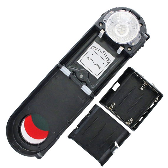 Torcia 3 LED con filtri colorati e pulsante...