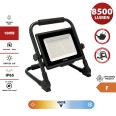 WAINGRO 100W : Projecteur de travail LED SMD 100 W avec support de fixation au sol et câble de 3 m