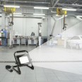 WAINGRO 100W : Projecteur de travail LED SMD 100 W avec support de fixation au sol et câble de 3 m