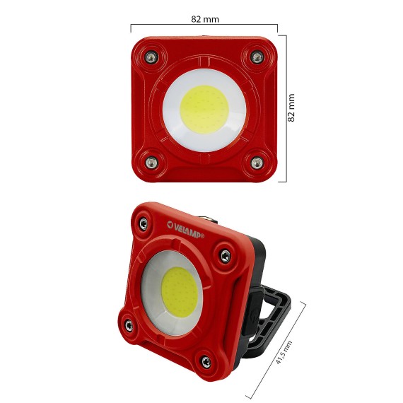 FARGO : Lampe de travail LED COB rechargeable 10 W