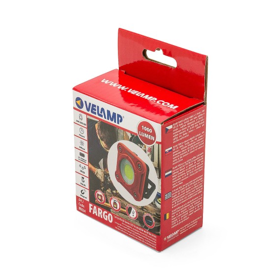 FARGO : Lampe de travail LED COB rechargeable 10 W