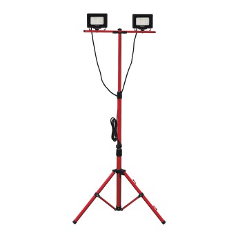 TWIN HEAD: 2 x 20W SMD LED work light + tripod