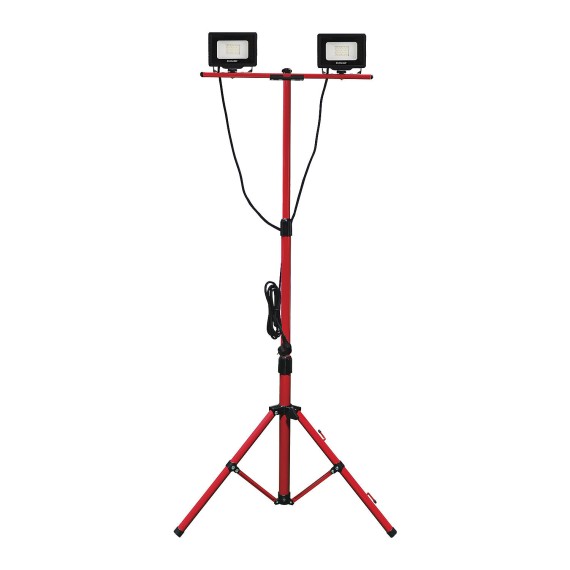 DOPPELKOPF: 2 x 20W SMD-LED-Arbeitsleuchte +...