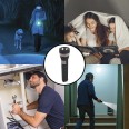 ZÜNDUNG: 1-W-LED-Taschenlampe aus Kunststoff. 2 AA-Batterien nicht im Lieferumfang enthalten.