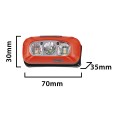 VULCAN: 230-lm-Stirnlampe mit kontaktlosem Schalter. Wiederaufladbar.
