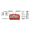VULCAN: 230-lm-Stirnlampe mit kontaktlosem Schalter. Wiederaufladbar.