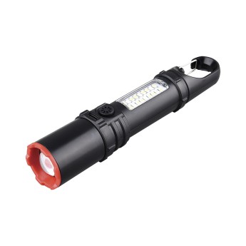 MAGNUM: Rechargeable 3W LED plastic flashlight....