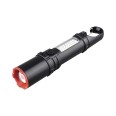 MAGNUM: Rechargeable 3W LED plastic flashlight. Side-mounted flashlight and zoom.
