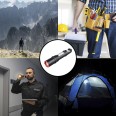 MAGNUM: Rechargeable 3W LED plastic flashlight. Side-mounted flashlight and zoom.
