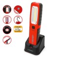 FONZIE: 500 Lumen Arbeitsleuchte mit Ladestation. LED + UV + Taschenlampe.