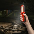 FONZIE: 500 Lumen Arbeitsleuchte mit Ladestation. LED + UV + Taschenlampe.