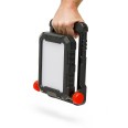 CROW: Wiederaufladbarer LED-Fluter, 30 W / 3000 lm. Schutzart IP54. Farbtemperatur: 3000 K / 4000 K / 6500 K. Farbe: Noir