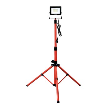 20W SMD LED floodlight, IP65, with tripod and 3m cable