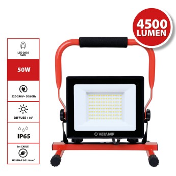 WAINGRO 50W: 50W SMD LED work light with ground bracket... 2
