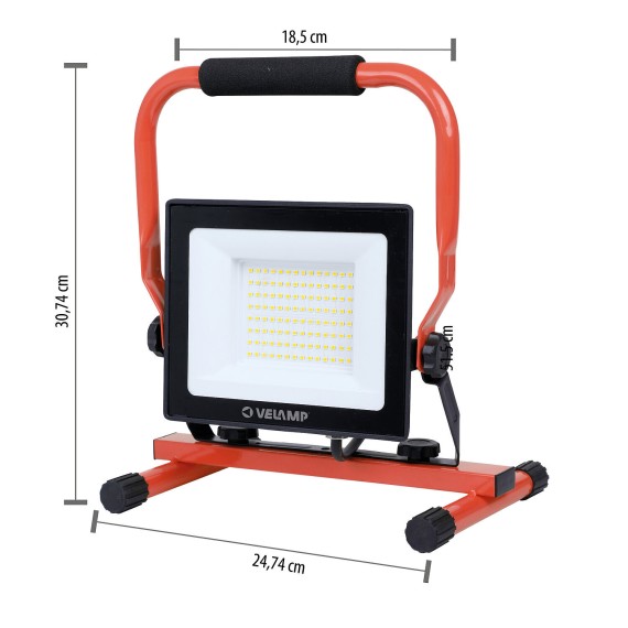 WAINGRO 50W: 50W SMD LED work light with ground...