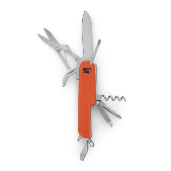10-in-1 Pocket Multipurpose Knife. Orange