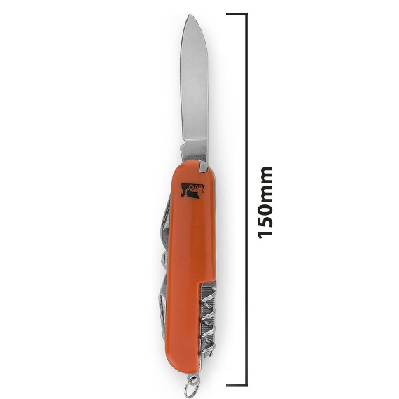 10-in-1 Pocket Multipurpose Knife. Orange