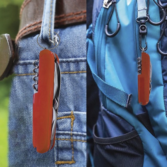 10-in-1 Pocket Multipurpose Knife. Orange