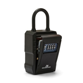 Key safe. Large model with lock. Black.