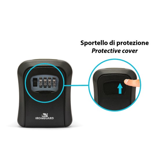 Key safe. Medium model with code protection....