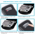 Key safe. Medium model with code protection. Black.
