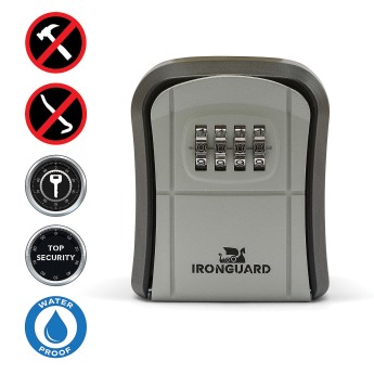 Key safe. Basic model. Gray. 2