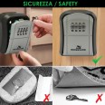 Schlüsselsafe. Basismodell. Grau.