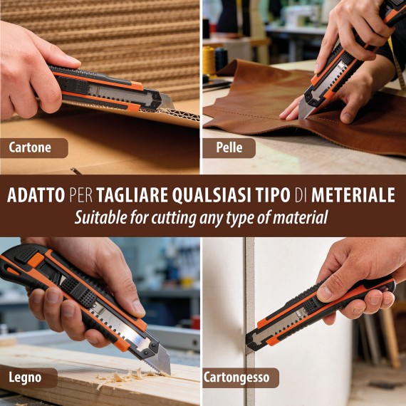 Professional self-locking cutter with 2 spare...