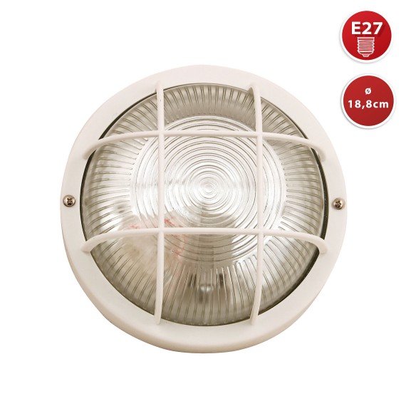 BUBBLE : Applique murale ronde en plastique et...