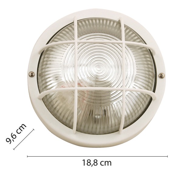 BUBBLE : Applique murale ronde en plastique et...
