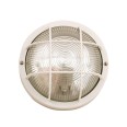BUBBLE : Applique murale ronde en plastique et verre E27 max 60W - Blanc