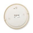 BUBBLE : Applique murale ronde en plastique et verre E27 max 60W - Blanc