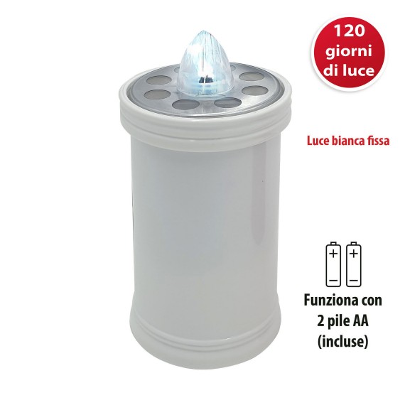 Lumino Elettrico a Led 15,2cm, Durata 120gg,...