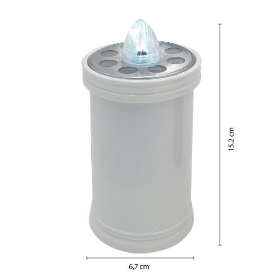 Lumino Elettrico a Led 15,2cm, Durata 120gg,...