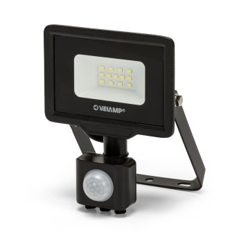 PADLIGHT5, proiettore LED SMD 10W IP44, nero 4000K. Con IR
