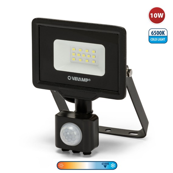 PADLIGHT5, proiettore LED SMD 10W IP44, nero...