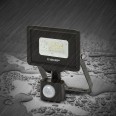 PADLIGHT5, proiettore LED SMD 10W IP44, nero 6500K. Con IR