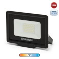 PADLIGHT5, proiettore LED SMD 20W IP65, nero 4000K