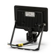 PADLIGHT5, 20-W-SMD-LED-Flutlicht IP44, Schwarz 4000 K. Mit IR-Beleuchtung.