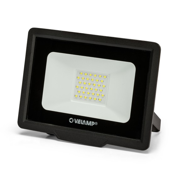 PADLIGHT5, proiettore LED SMD 30W IP65, nero 6500K