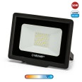 PADLIGHT5, proiettore LED SMD 30W IP65, nero 6500K