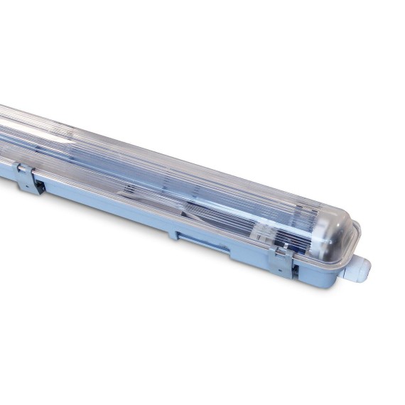 IP65-Deckenleuchte nur für 1x18W LED-Röhren