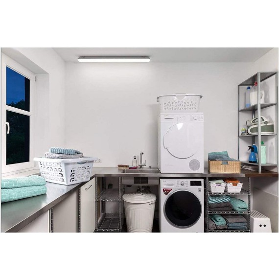 IP65-Deckenleuchte nur für 1x58W LED-Röhren